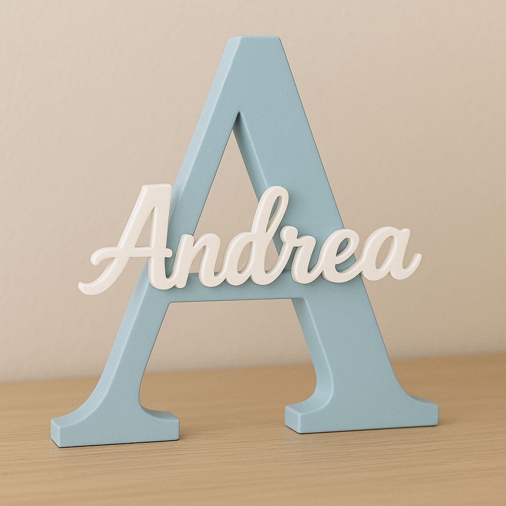 Custom 3D Printed Name Sign