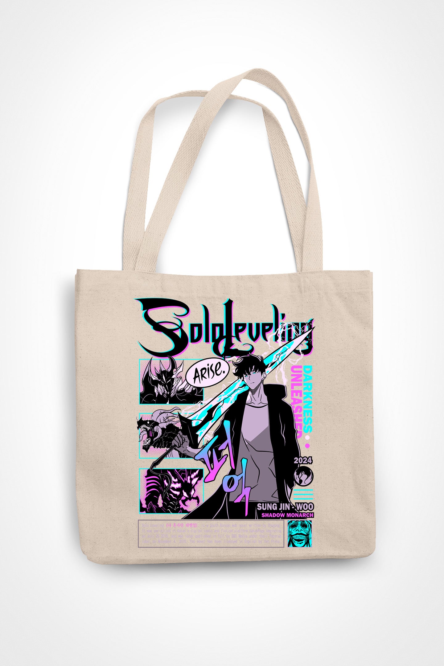 Solo Leveling Tote Bag