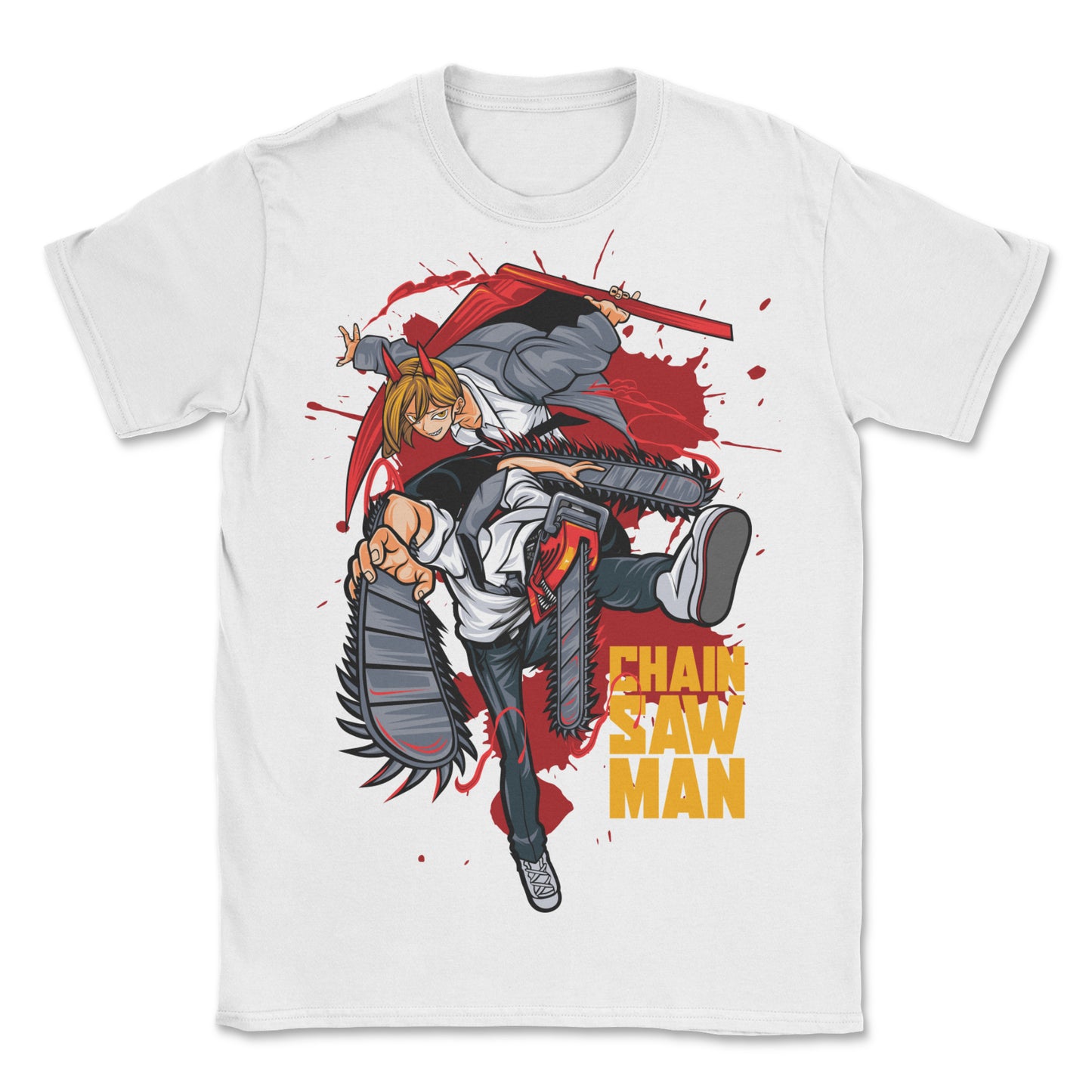 Chainsaw Man T-Shirt (White)