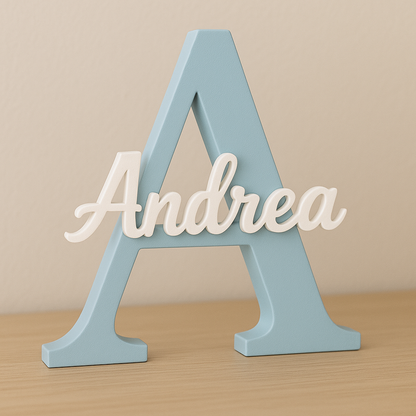 Custom 3D Printed Name Sign