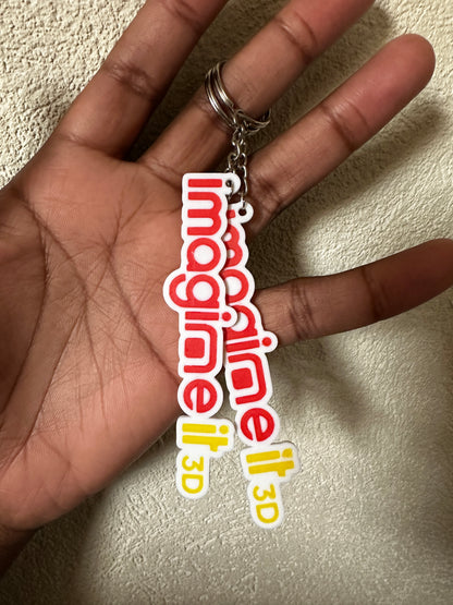 Custom 3D Printed Keychain