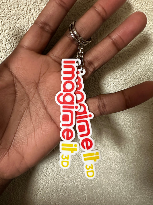 Custom 3D Printed Keychain