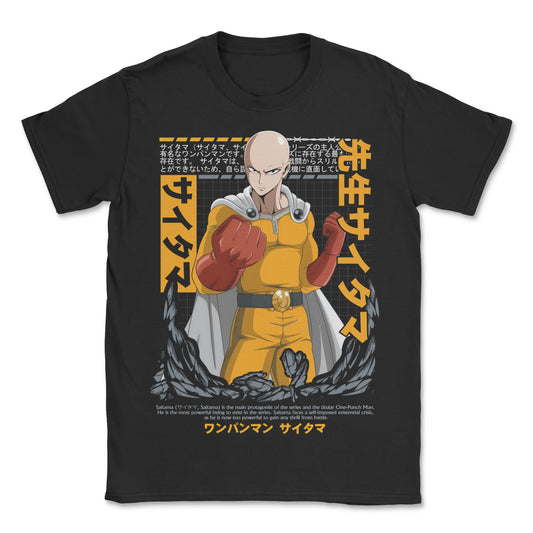 One Punch Man T-Shirt (Black)